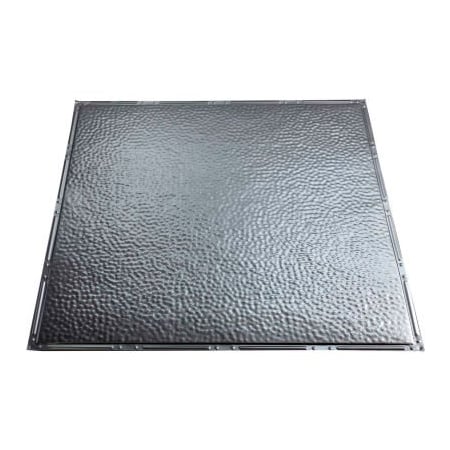 Acoustic Ceiling Products Great Lakes Tin Chicago 2' X 2' Nail-up Tin Ceiling Tile in Argento - T60-07